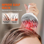Electric Scalp Massager Rechargeable Head Massager Waterproof Portable