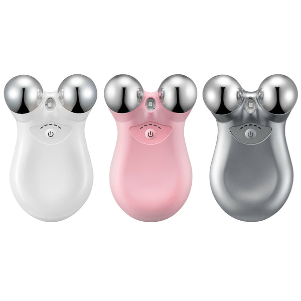 1Pc Micro-current Face Massager Rechargeable Face Neck Roller Intelligent Facial Massager With 5 Gears For Skin Tightening Skin Lifting Wrinkle Reducing