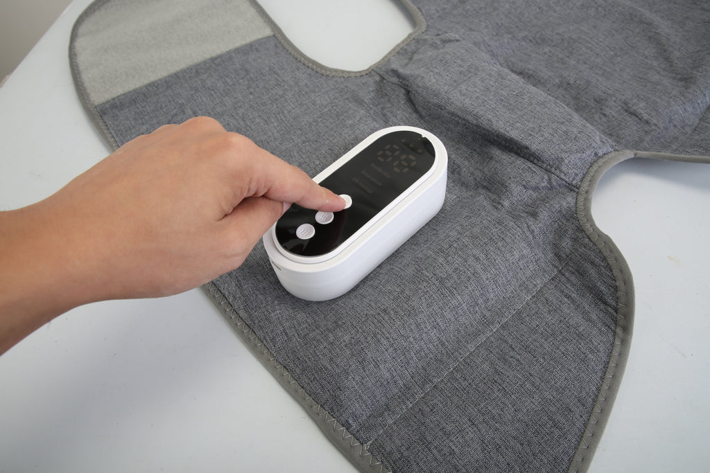 1Pc Cordless Leg Massager Air Compression Massager With Heat Thigh Knee Calf Massager With 3 Modes Adjustable Wrap For Pain Relief