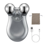 1Pc Micro-current Face Massager Rechargeable Face Neck Roller Intelligent Facial Massager With 5 Gears For Skin Tightening Skin Lifting Wrinkle Reducing