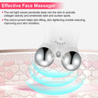 1Pc Micro-current Face Massager Rechargeable Face Neck Roller Intelligent Facial Massager With 5 Gears For Skin Tightening Skin Lifting Wrinkle Reducing