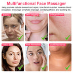 1Pc Micro-current Face Massager Rechargeable Face Neck Roller Intelligent Facial Massager With 5 Gears For Skin Tightening Skin Lifting Wrinkle Reducing